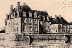 Château de La Ferté-Saint-Aubin<br>facade est - carte postale 1906